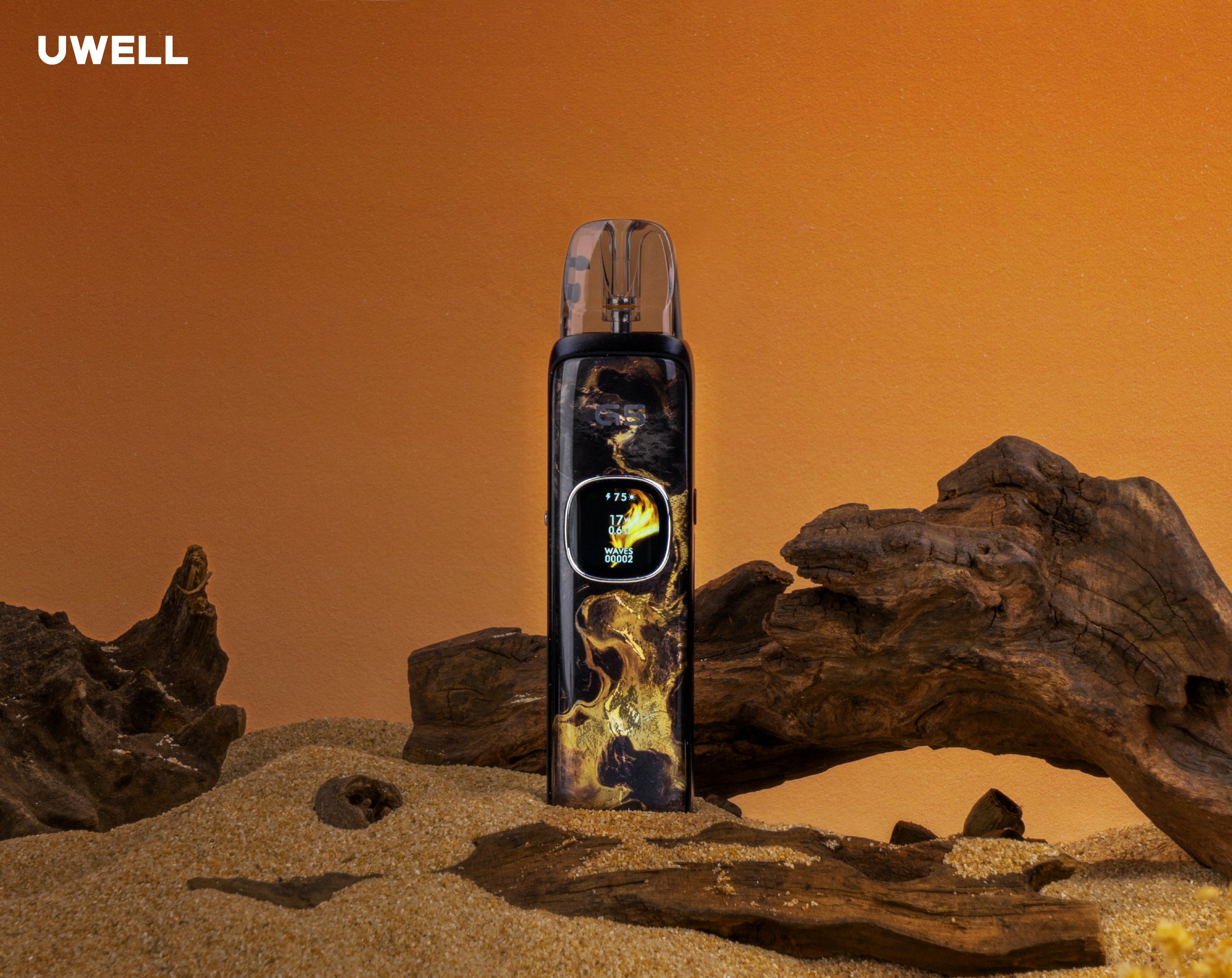 Uwell Caliburn G5 Pod Kit mesh coil draw-activated