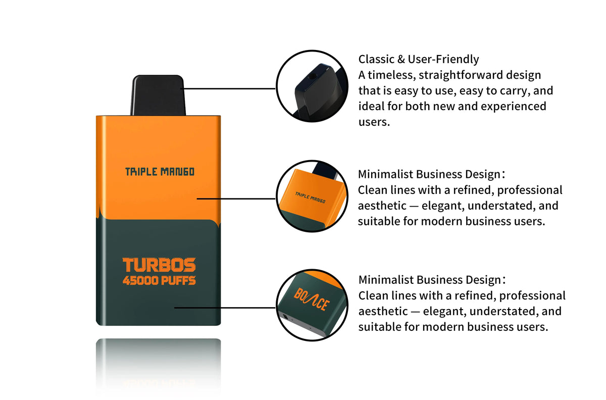 Bounce Turbo S 45000 Puffs Disposable Vape UAE