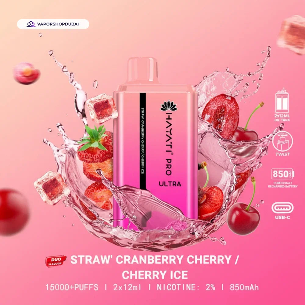 Hayati Pro Ultra 15000 Puffs سحبة جاهزة في الإمارات العربية المتحدة