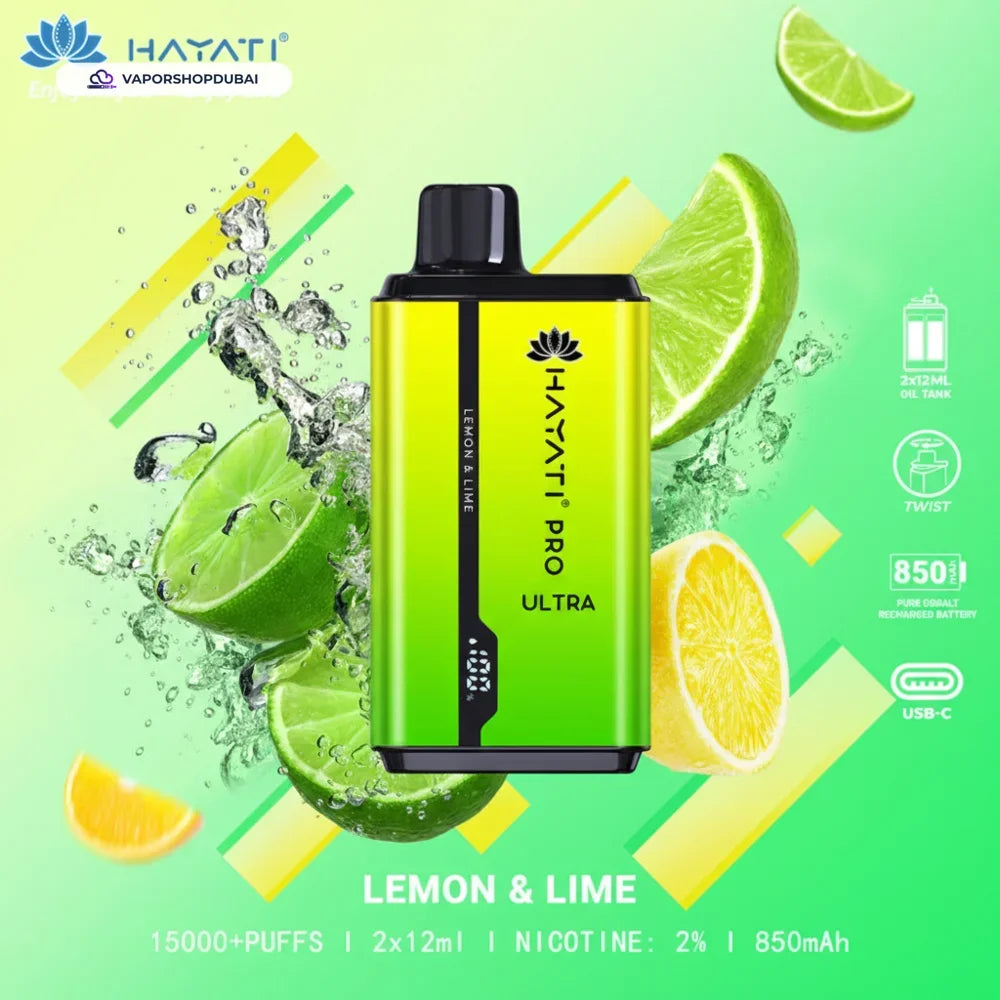 Hayati Pro Ultra 15000 Puffs سحبة جاهزة في الإمارات العربية المتحدة