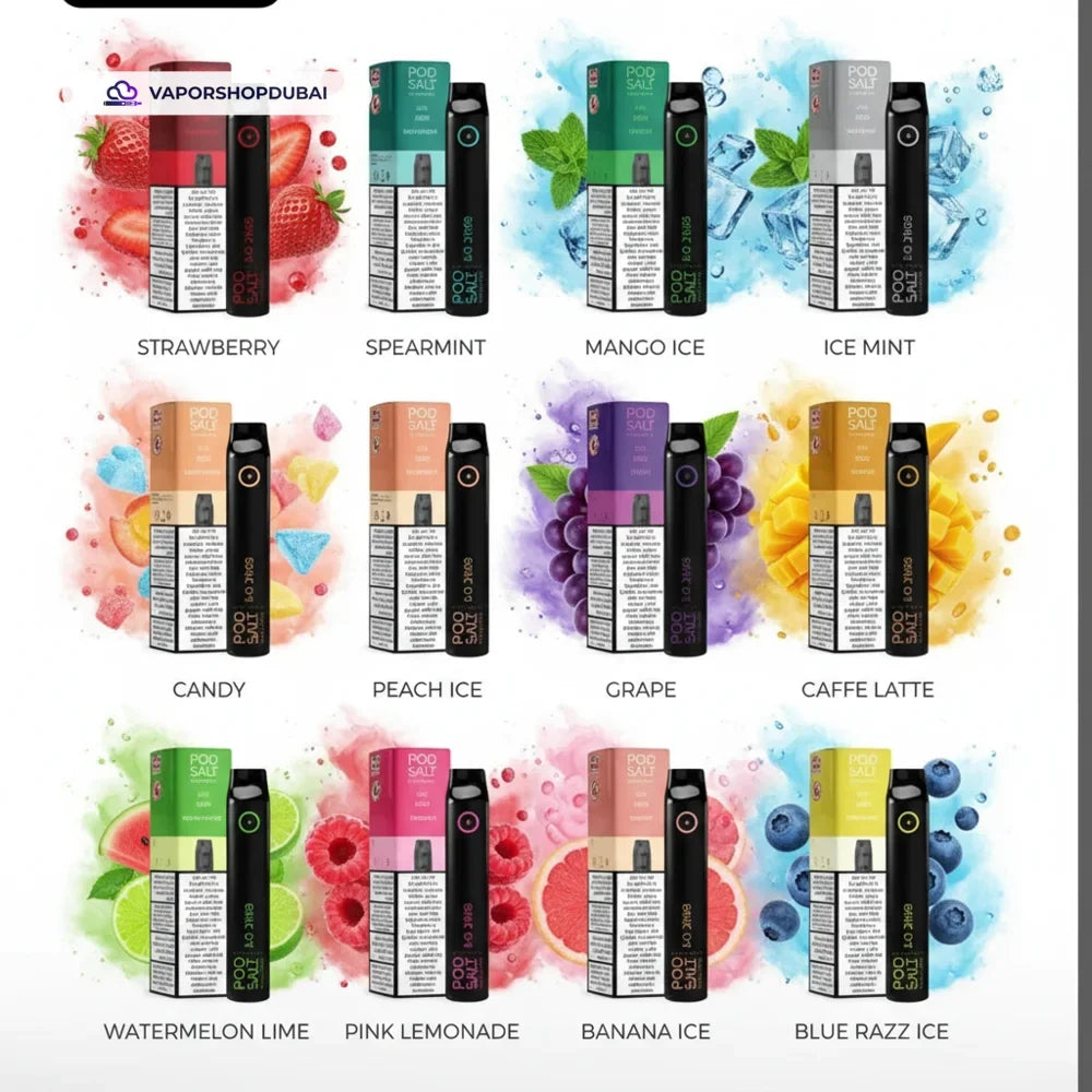 POD SALT GO DISPOSABLE VAPE 2500 PUFFS IN UAE