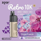 ZGAR Retro 10000 Puffs Best Vape flavors UAE | Emirates Vapor Dubai