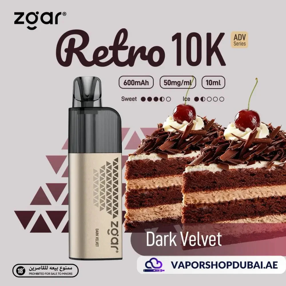 ZGAR Retro 10000 Puffs | Best Vape in Dubai , UAE