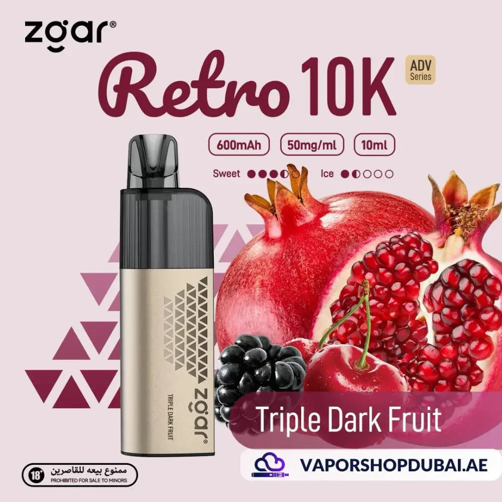 Zgar Retro 10000 Puffs Best Vape Uae — AED 35 | Emirates Vapor