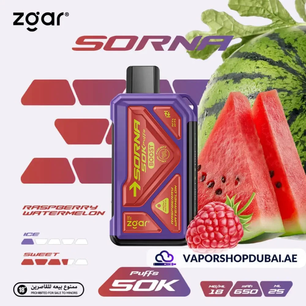 ZGAR Sorna 50000 Puffs | Best Vape in Dubai , UAE