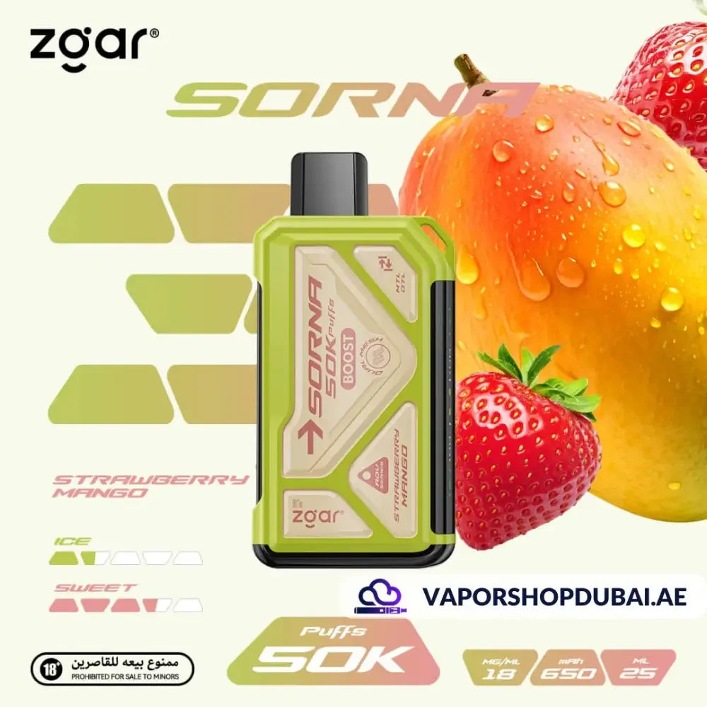 Buy Emirates Vapor ZGAR Sorna 50000 Puffs Best Vape Dubai same-day delivery