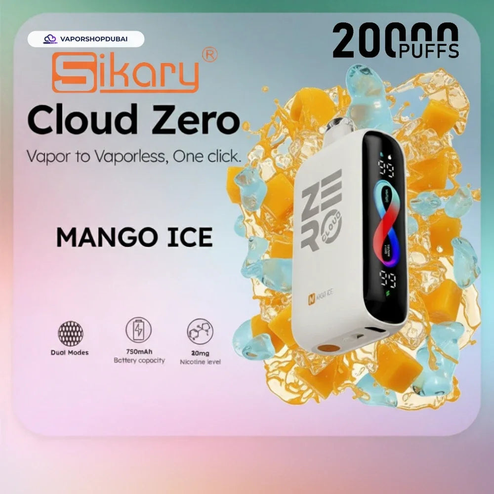 Sikary Cloud Zero 20000 Puffs Disposable 20mg In Dubai, UAE