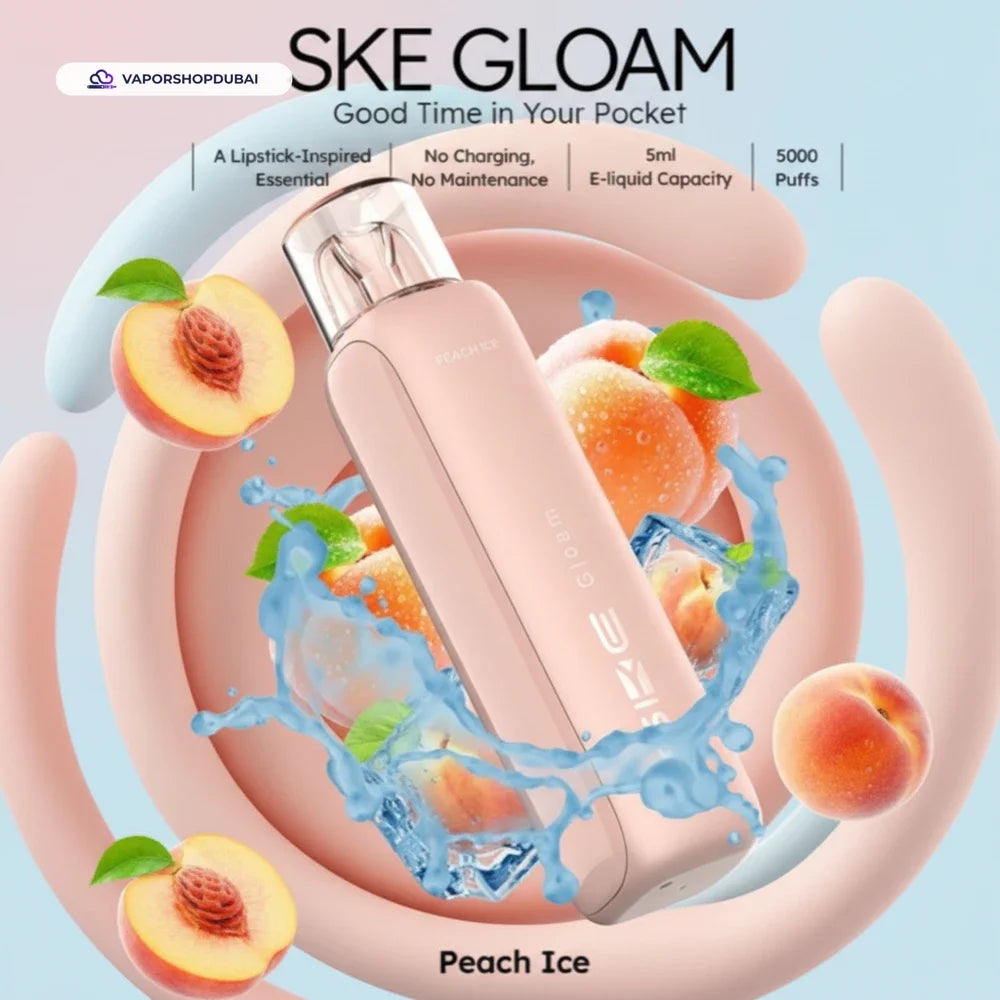 SKE Gloam 5000 سحبة سيجارة إلكترونية للاستعمال مرة واحدة 20 ملغ في الإمارات العربية المتحدة
