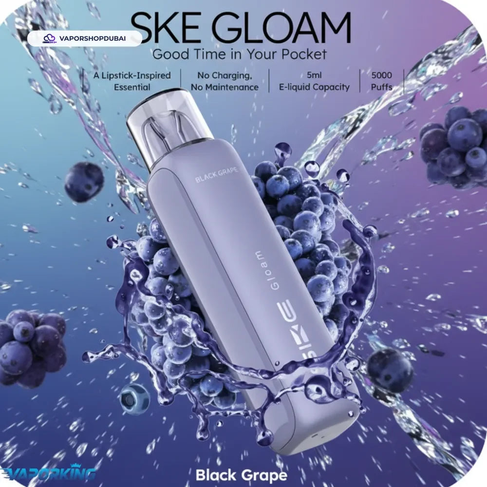 SKE Gloam 5000 سحبة سيجارة إلكترونية للاستعمال مرة واحدة 20 ملغ في الإمارات العربية المتحدة