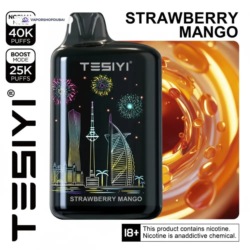 TESIYI ULTRA MAX 40000 Puffs Disposable Vape 50MG في الإمارات العربية المتحدة