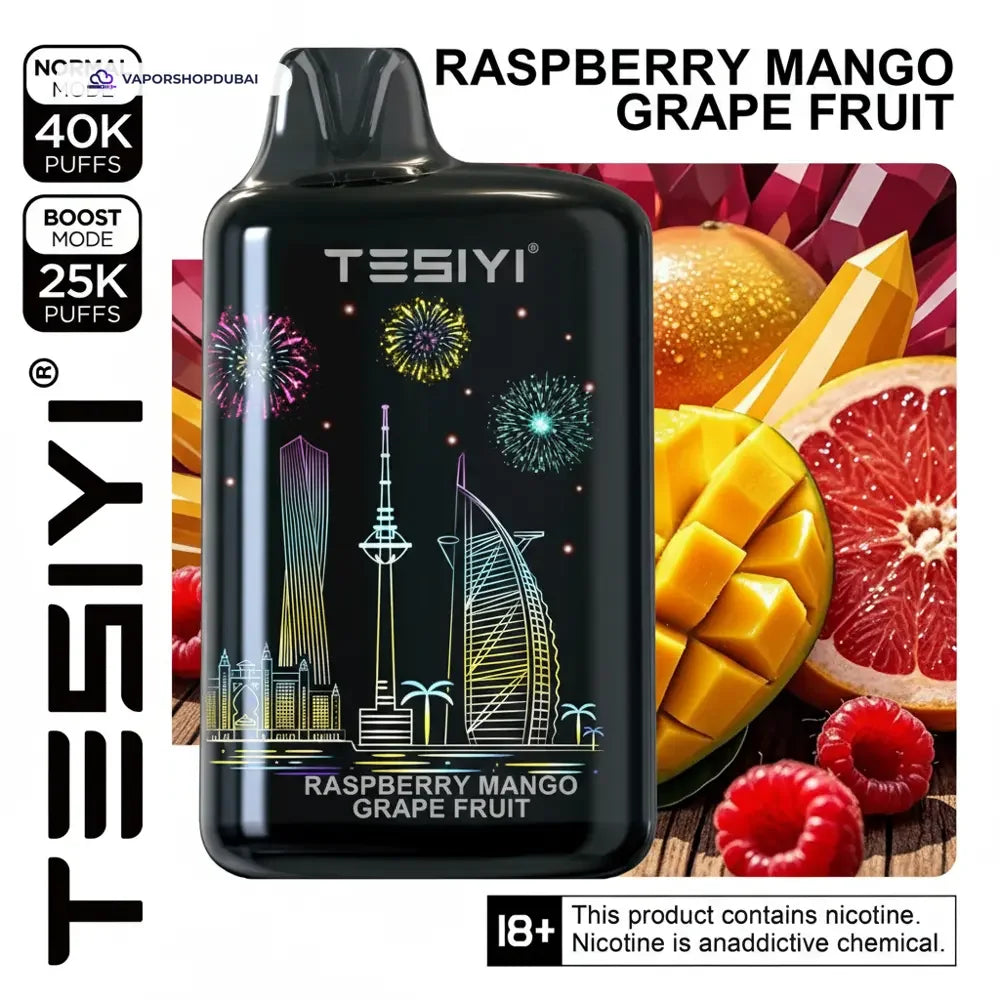 TESIYI ULTRA MAX 40000 Puffs Disposable Vape 50MG في الإمارات العربية المتحدة