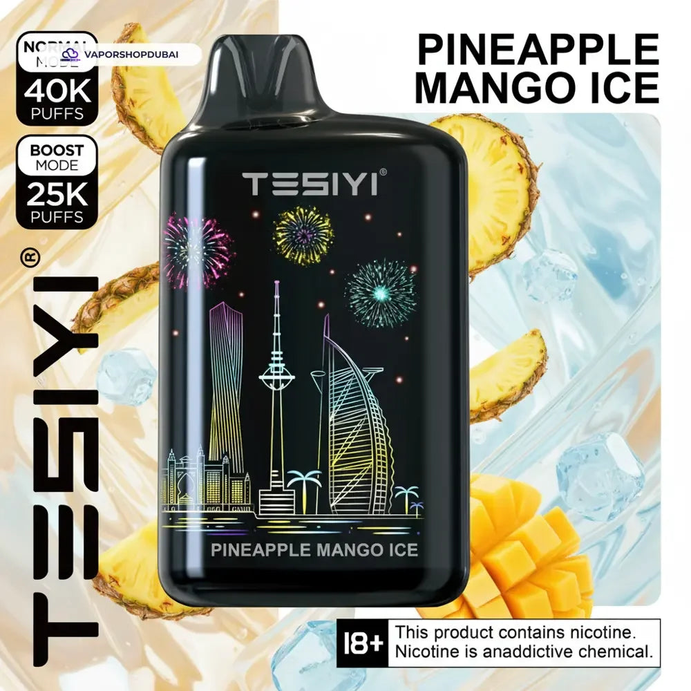 TESIYI ULTRA MAX 40000 Puffs Disposable Vape 50MG في الإمارات العربية المتحدة