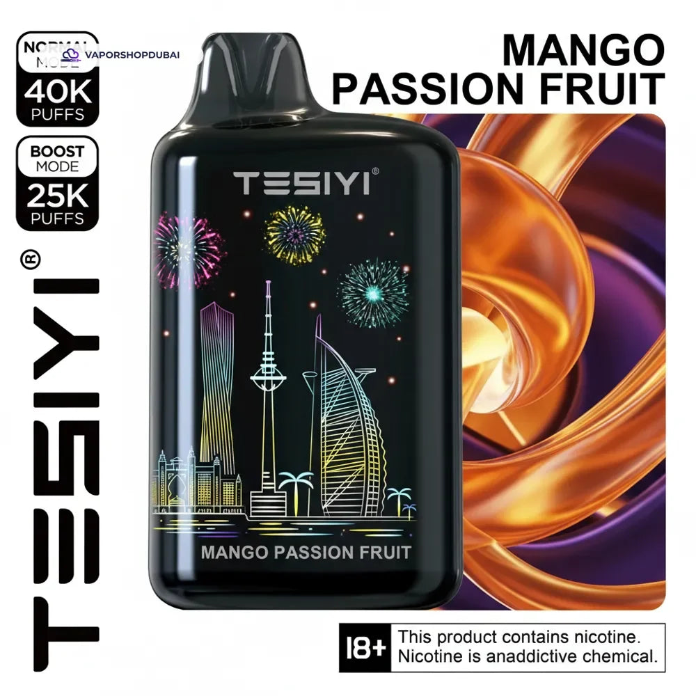 TESIYI ULTRA MAX 40000 Puffs Disposable Vape 50MG في الإمارات العربية المتحدة