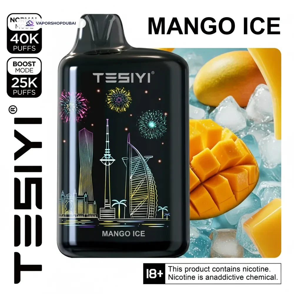 TESIYI ULTRA MAX 40000 Puffs Disposable Vape 50MG best price UAE — ESMA certified