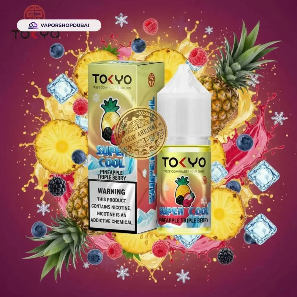 Tokyo Super Cool Saltnic 20mg 30ml E-liquid best price UAE — ESMA certified