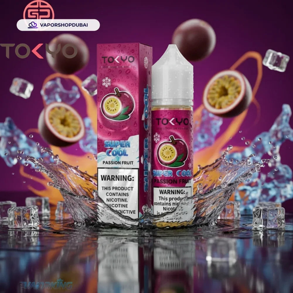 Tokyo Super Cool Series 12mg 60ml E-liquid passion-fruit UAE | Emirates Vapor
