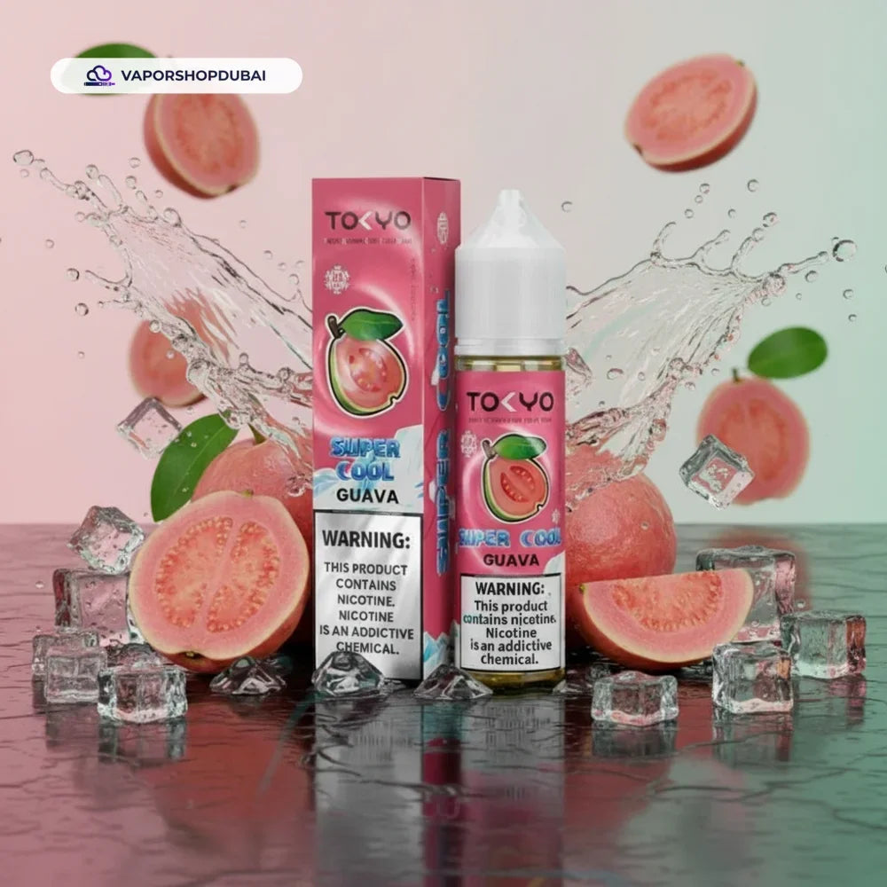 Tokyo Super Cool Series 12mg 60ml E-liquid guava UAE | Emirates Vapor