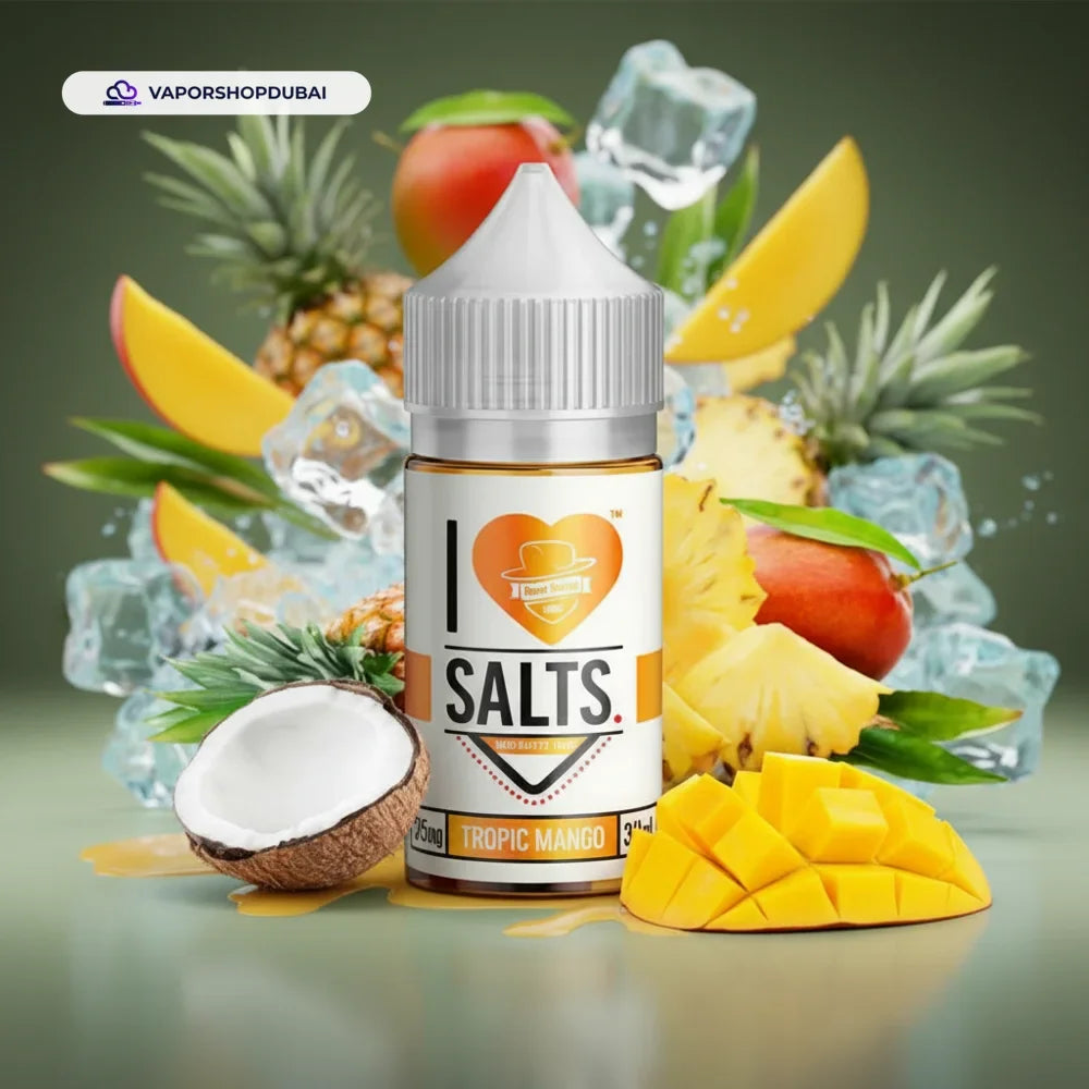 TROPICAL MANGO I Love Salts by Mad Hatter Juice best price UAE — ESMA certified