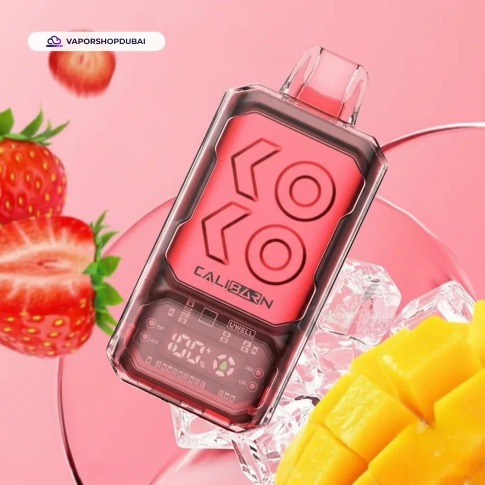 Uwell Caliburn Bar 16000 Puffs Disposable Vape strawberry-mango UAE | Emirates Vapor