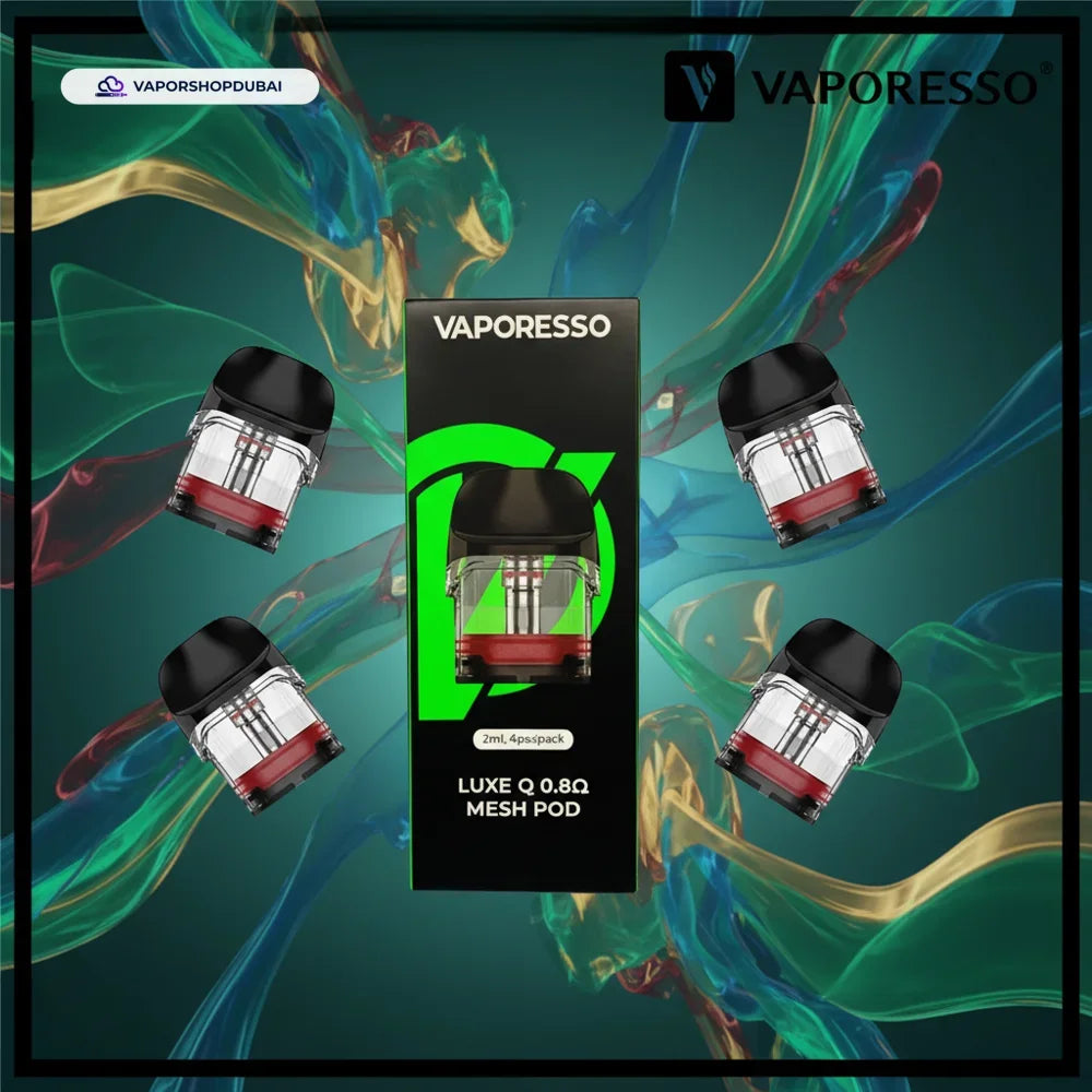 Vaporesso Luxe Q Replacement Pods 4pcs resistances UAE | Emirates Vapor Dubai