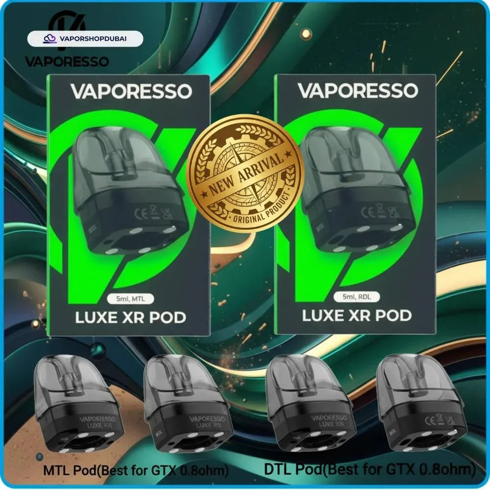Vaporesso Luxe XR Empty Pods 5ml 2pcs best price UAE — ESMA certified