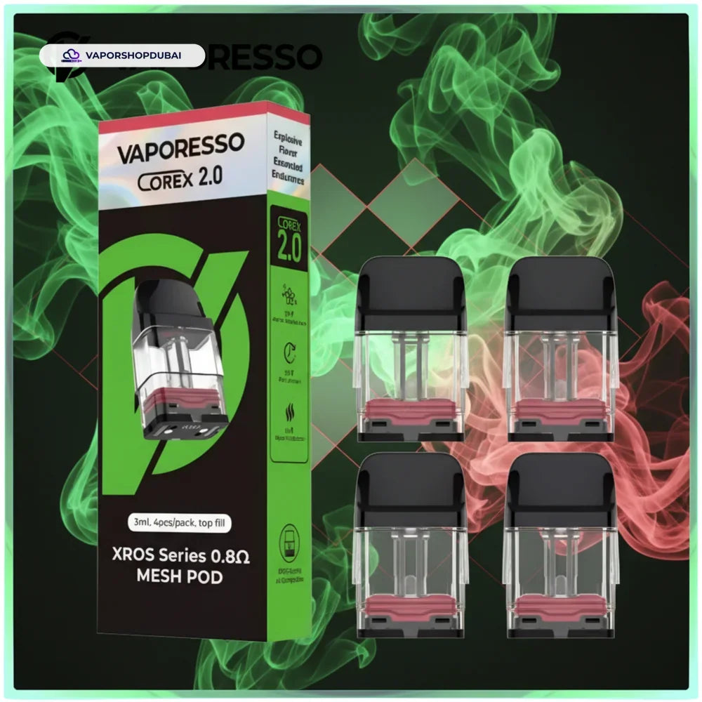 Vaporesso XROS Series Pod Cartridge 4pcs Pack UAE — Buy Dubai | Emirates Vapor