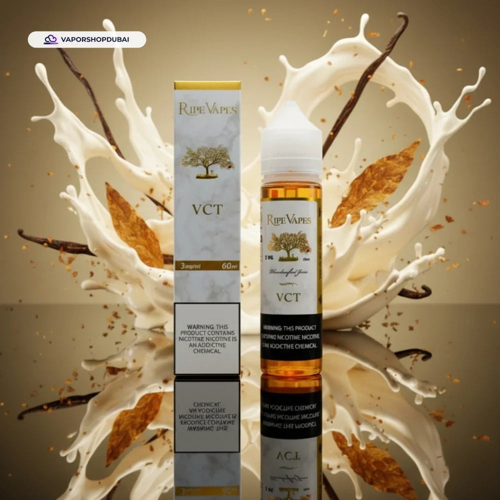 VCT Ripe Vapes 12mg and 18mg 60ml E-Juice best price UAE — ESMA certified