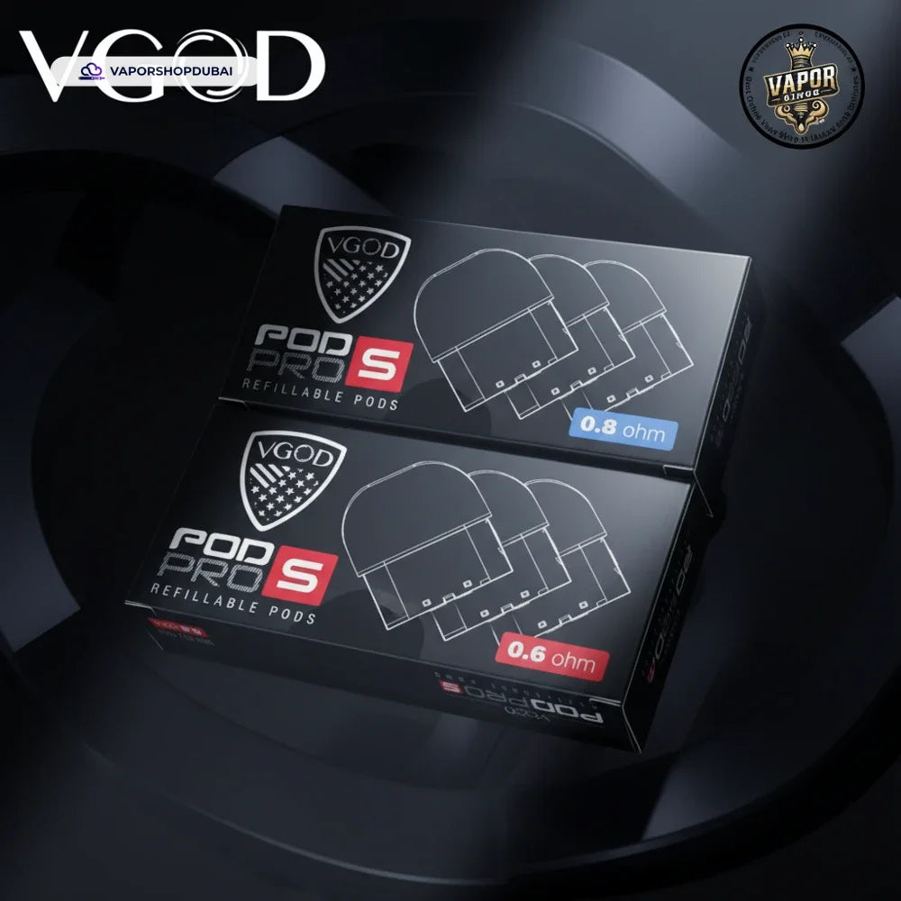 Buy Emirates Vapor VGOD Pod Pro S Replacement Pods 3pcs Pack Dubai same-day delivery
