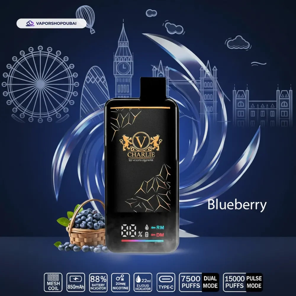 Vicig Charlie Disposable Vape 15000 Puffs flavors UAE | Emirates Vapor Dubai