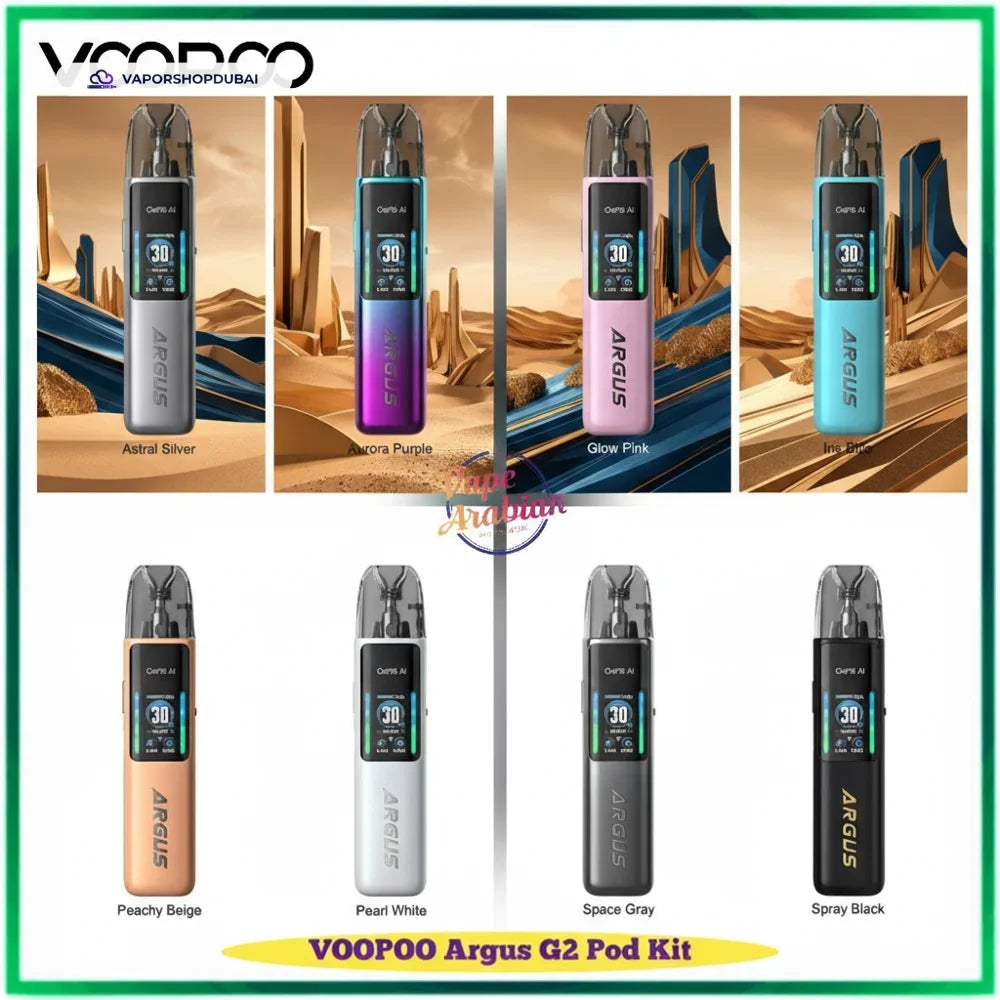 Voopoo Argus G2 Pod Kit 30W 1000mAh best price UAE — ESMA certified