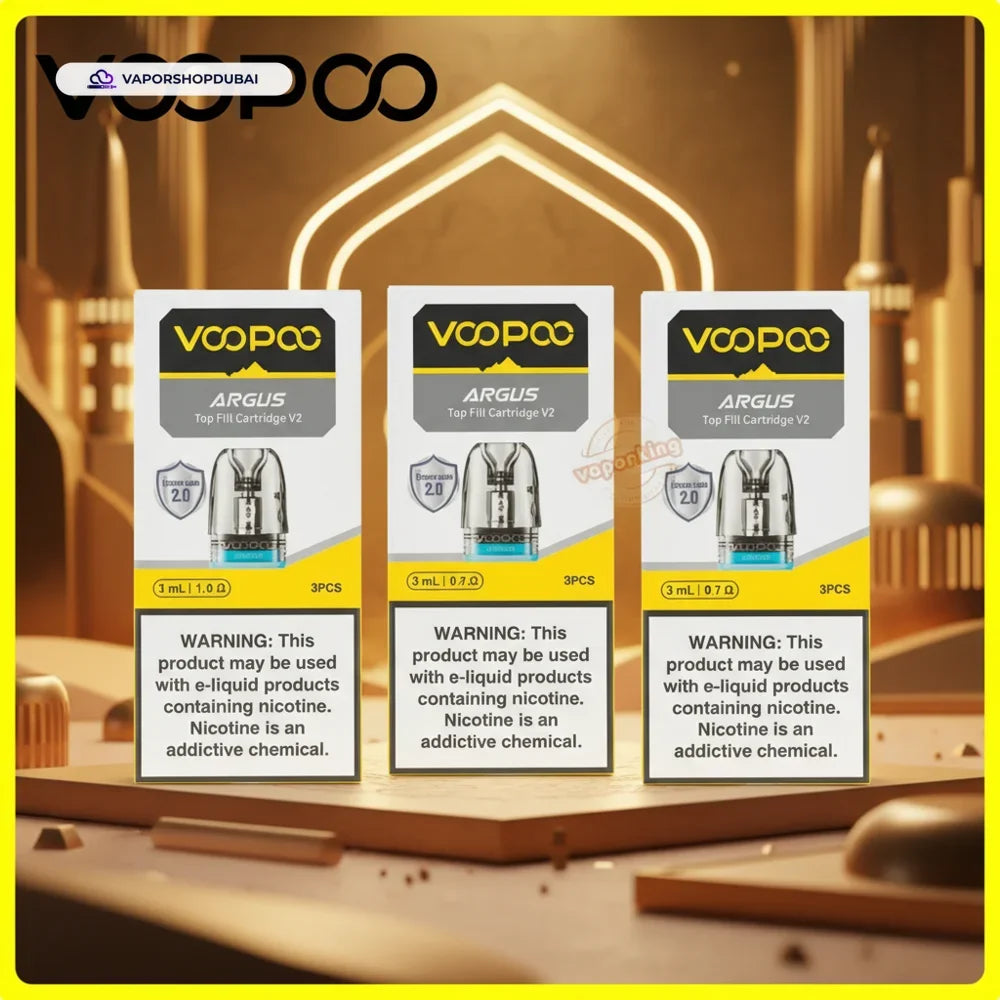 Voopoo Argus Pod Cartridge V2 3ml options UAE | Emirates Vapor Dubai
