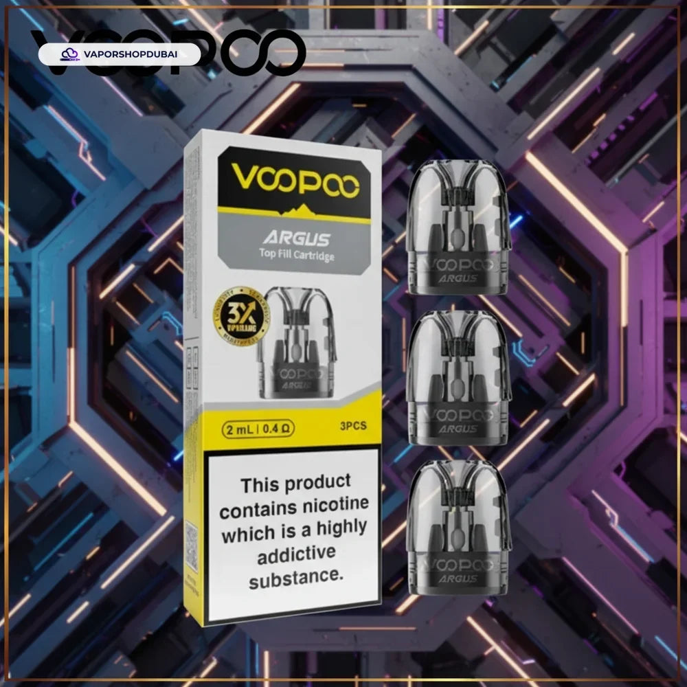 Voopoo Argus Top Fiil Pod Cartridge 2ml/3ml resistances UAE | Emirates Vapor Dubai