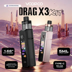 VooPoo Drag X3 Kit 80w In Dubai, UAE