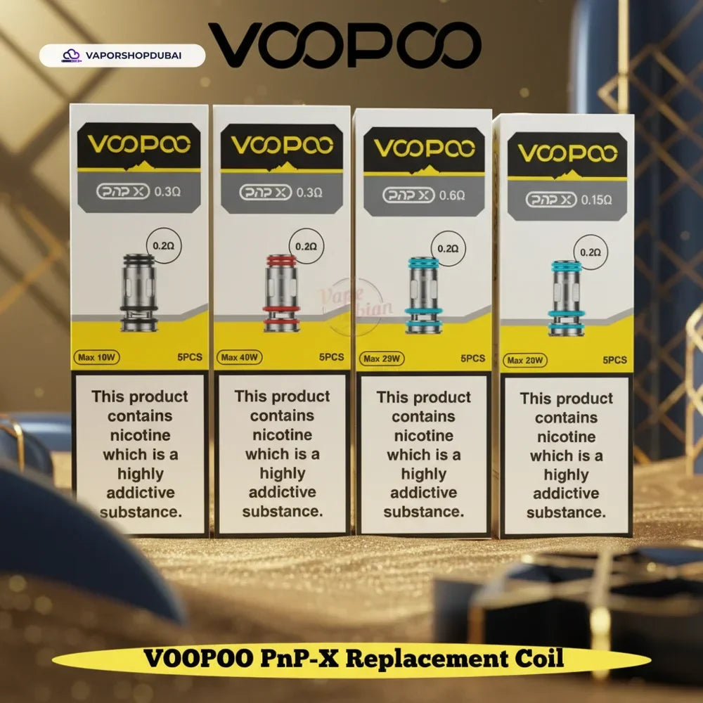 Voopoo PNP X Replacement Coil 5pcs In Pack best price UAE — ESMA certified