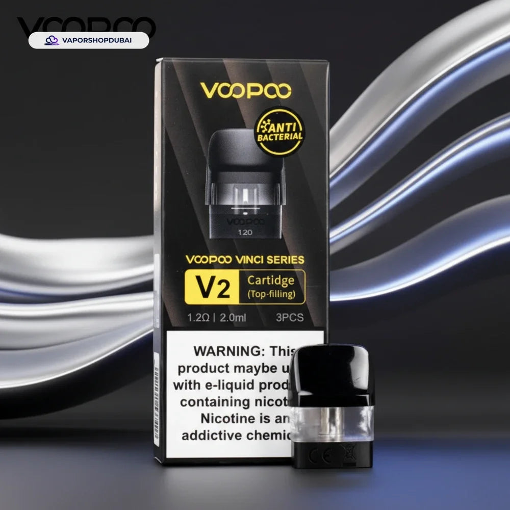 Voopoo VINCI V2 Pod Cartridge upgraded versions of the Drag Nano 2 Pods / Vinci Pod Cartridge best price UAE — ESMA certified