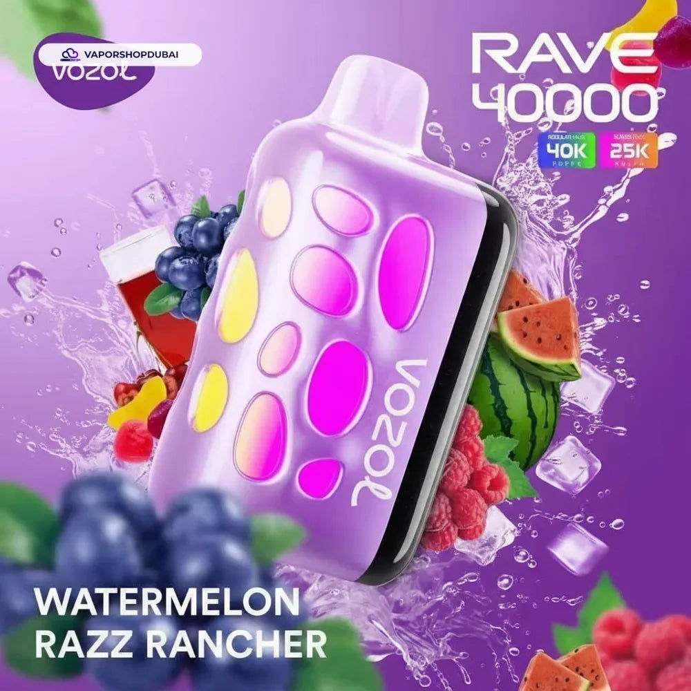 VOZOL RAVE 40000 Puffs Disposable Vape UAE — Buy Dubai | Emirates Vapor