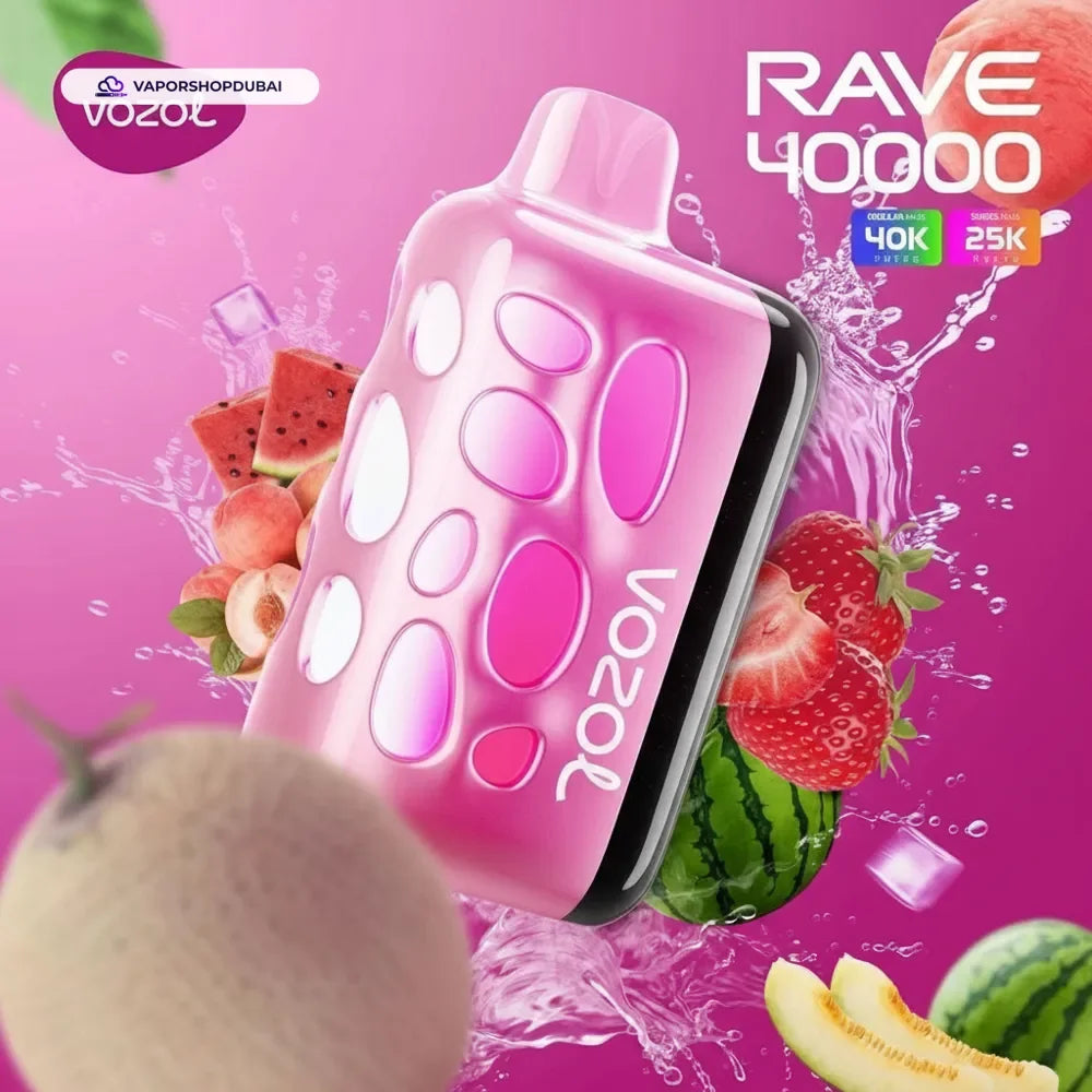 VOZOL RAVE 40000 Puffs Disposable Vape In UAE