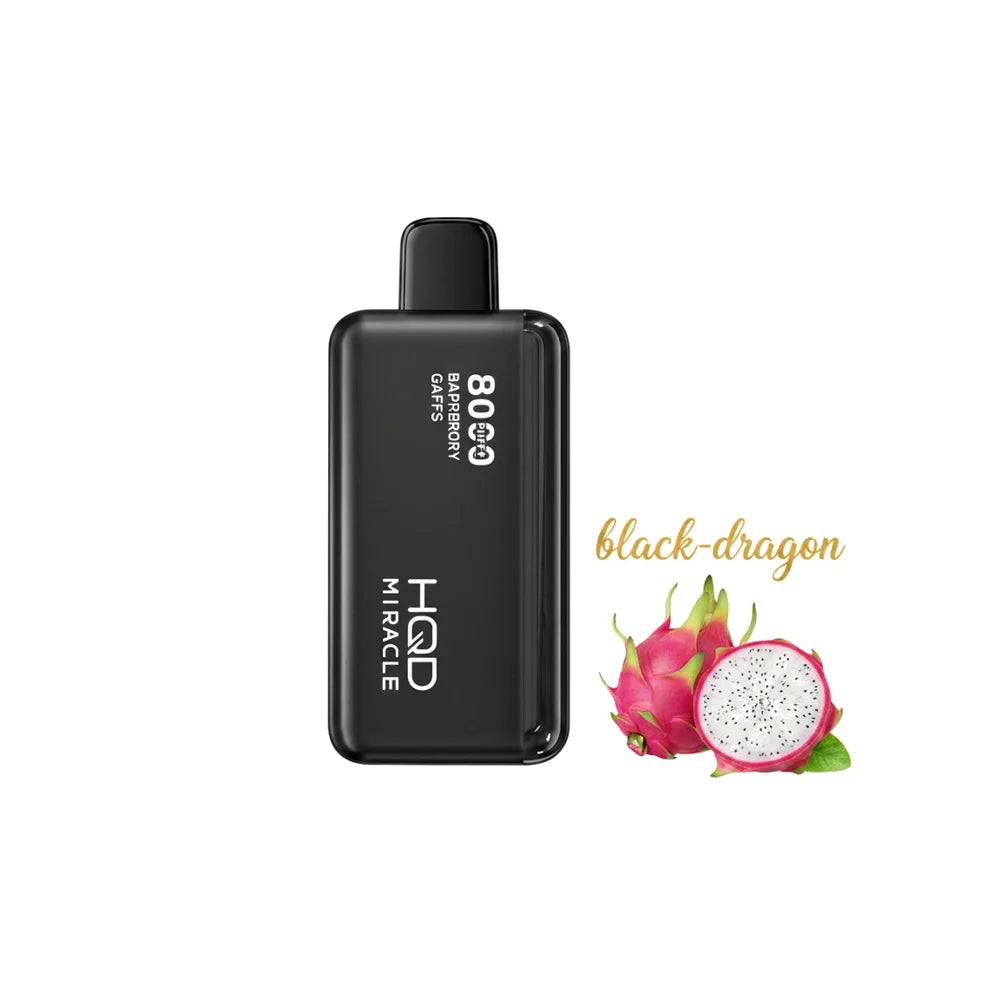 HQD Miracle 8000 Puffs Zero Nicotine (0mg) vape in the UAE
