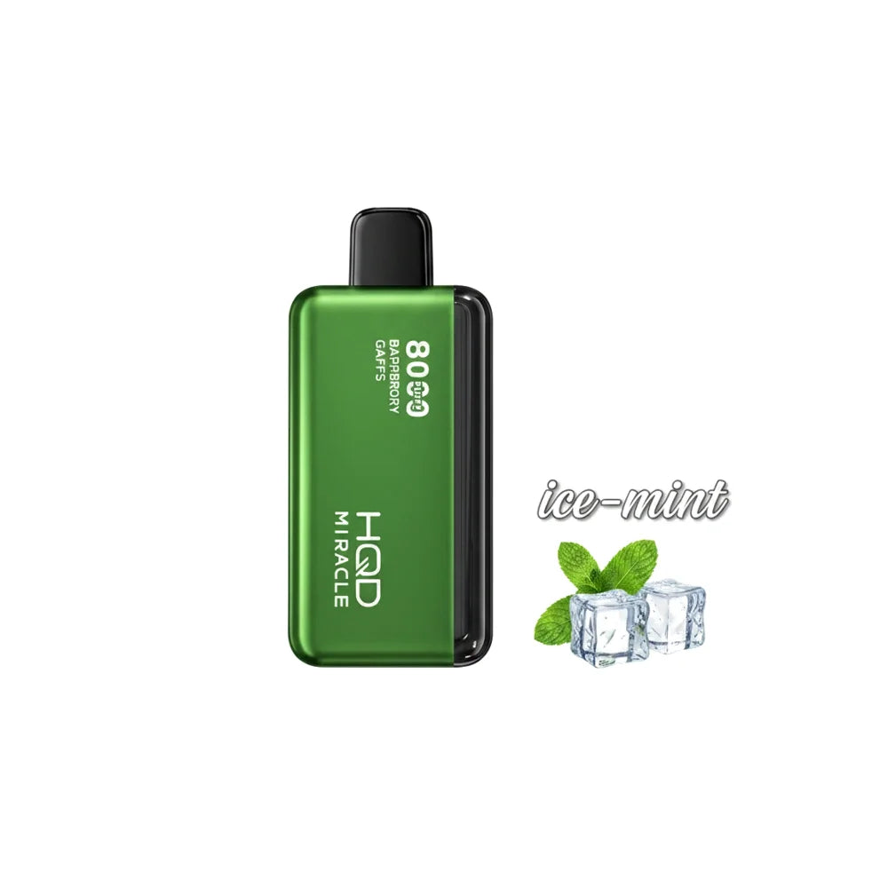 HQD Miracle 8000 Puffs Zero Nicotine (0mg) vape in the UAE