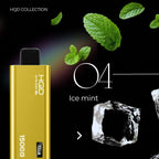 HQD Cuvie Slick Pro 15000 Puffs Ice Mint flavor collection poster UAE