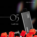 HQD Cuvie Slick Pro 15000 Puffs Lush Ice flavor collection poster UAE