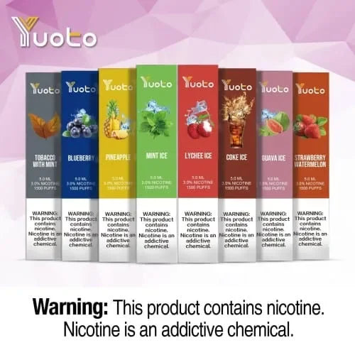 YUOTO 1500 Puffs flavors UAE | Emirates Vapor Dubai