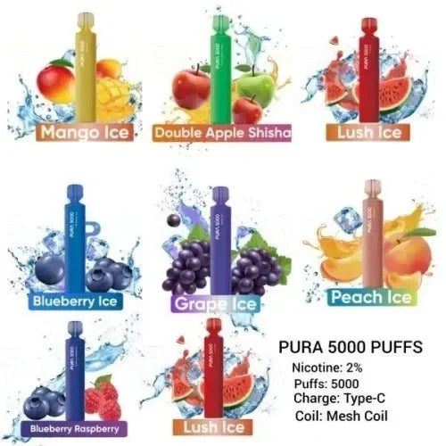 Buy Emirates Vapor Pura 5000 Puffs Dubai same-day delivery