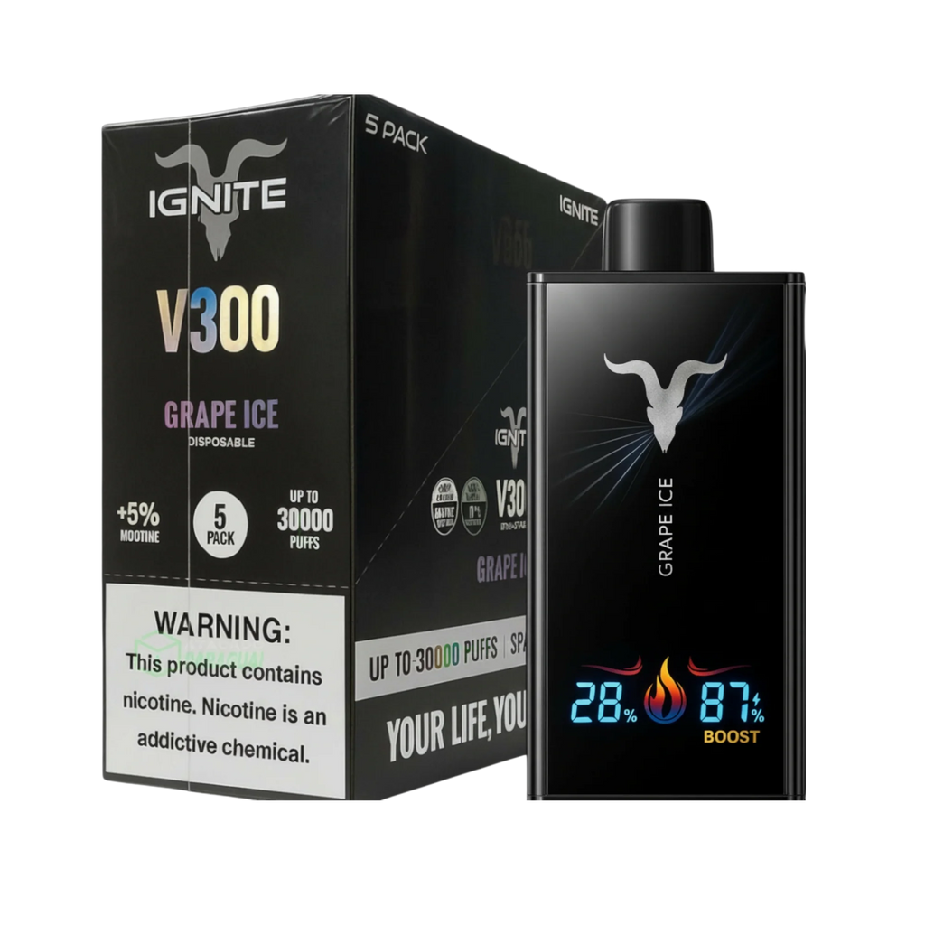 IGNITE V300 30000 Puffs Disposable Vape 50MG in Dubai UAE