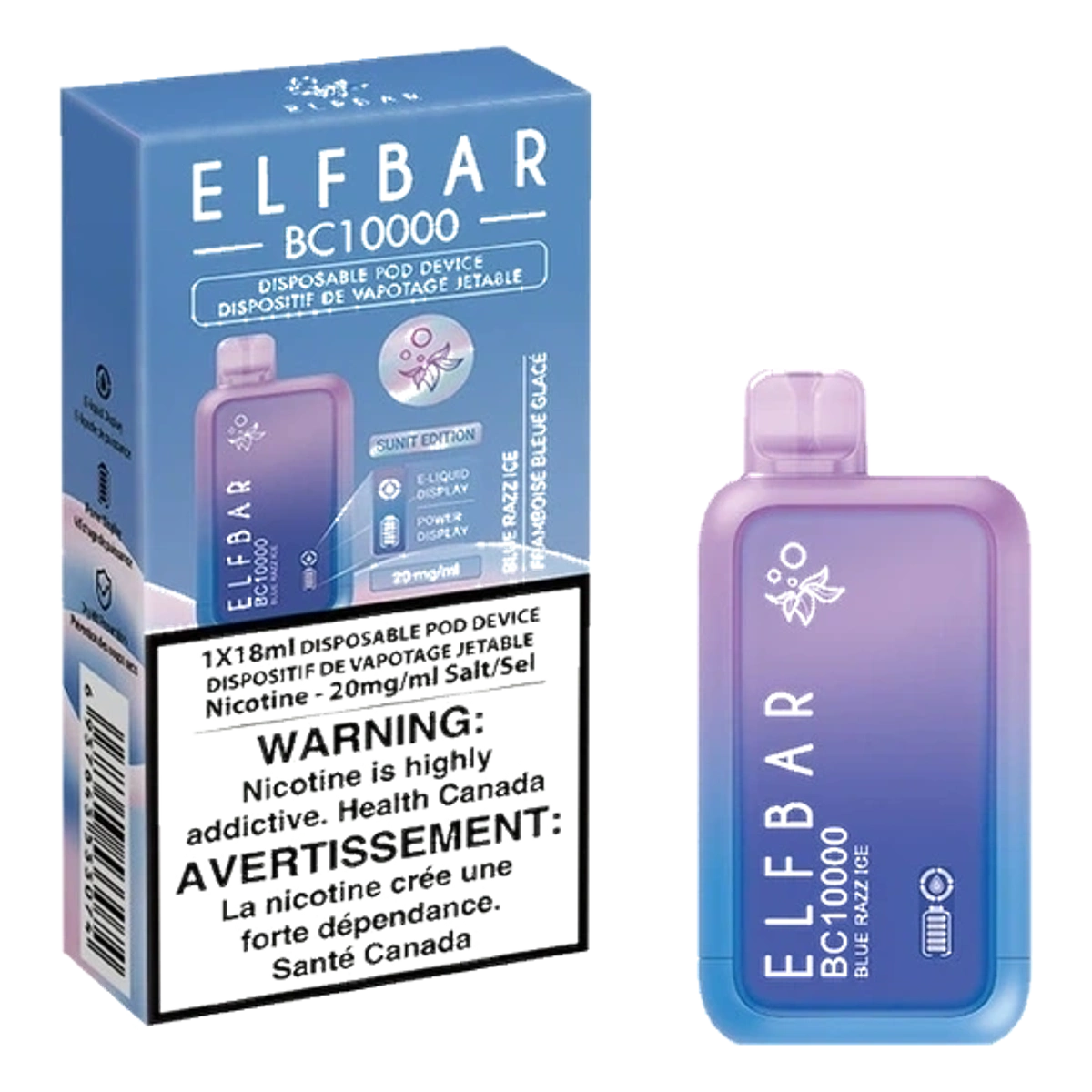 ELFBAR BC10000 PUFF 50MG RECHARGEABLE DISPOSABLE VAPE price UAE
