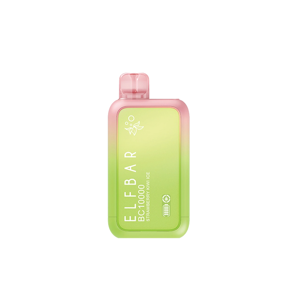 ELFBAR BC10000 PUFF 50MG RECHARGEABLE DISPOSABLE VAPE Strawberry Kiwi Ice – Disposable Vape AED 45 UAE