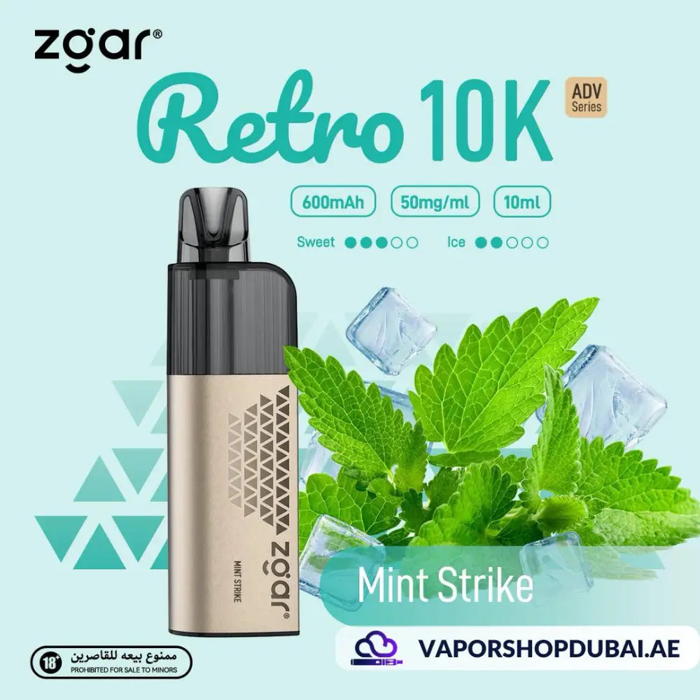ZGAR Retro 10000 Puffs | Best Vape in Dubai , UAE