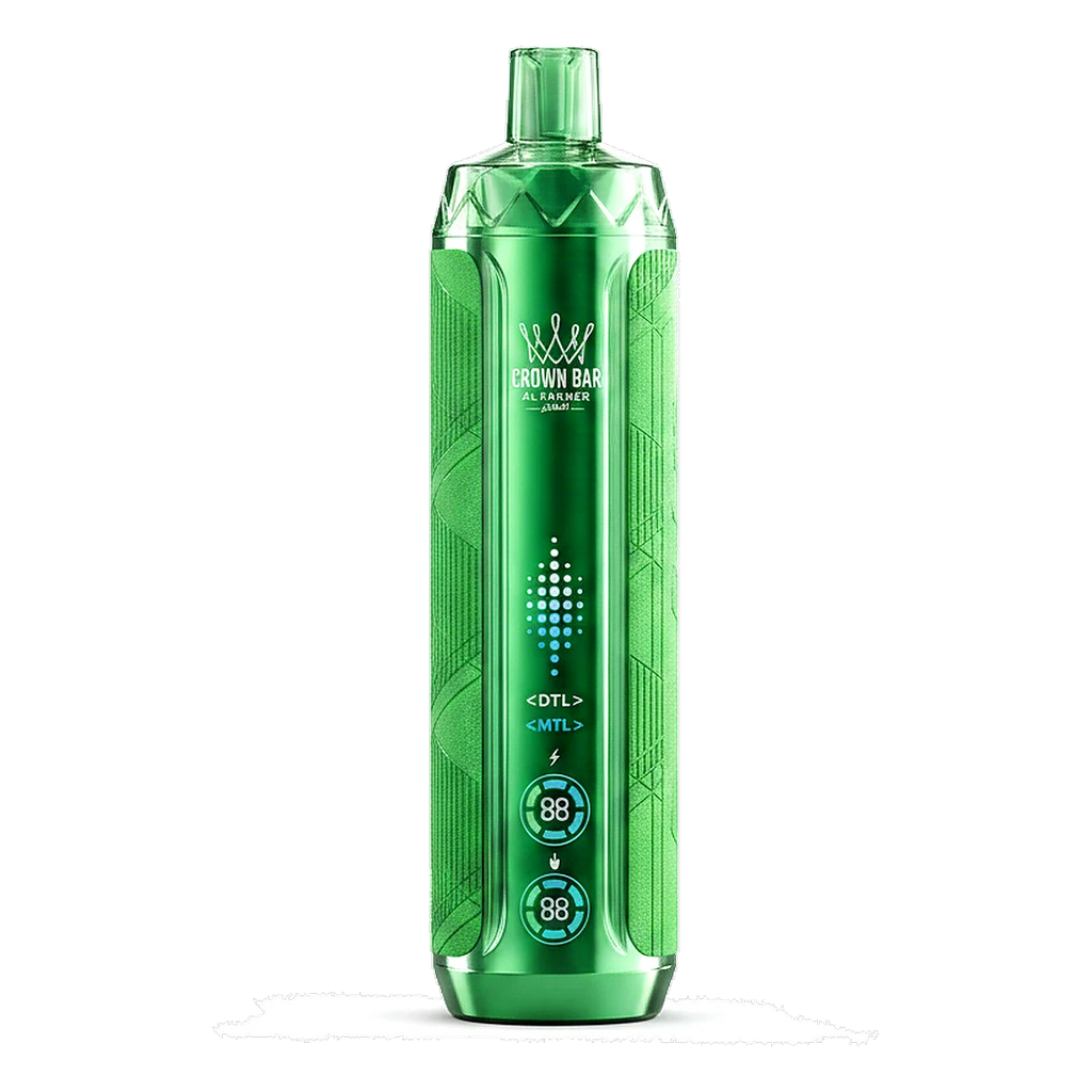 Al Fakher Crown Bar 12K Crystal V2 Disposable Vape 12000 Puffs in UAE lemon-mint UAE
