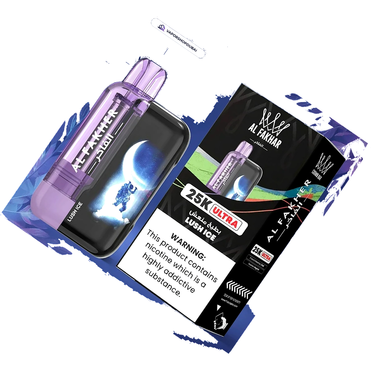Al Fakher Ultra 25000 Puffs Dubai — Authentic Shisha Vape AED 50
