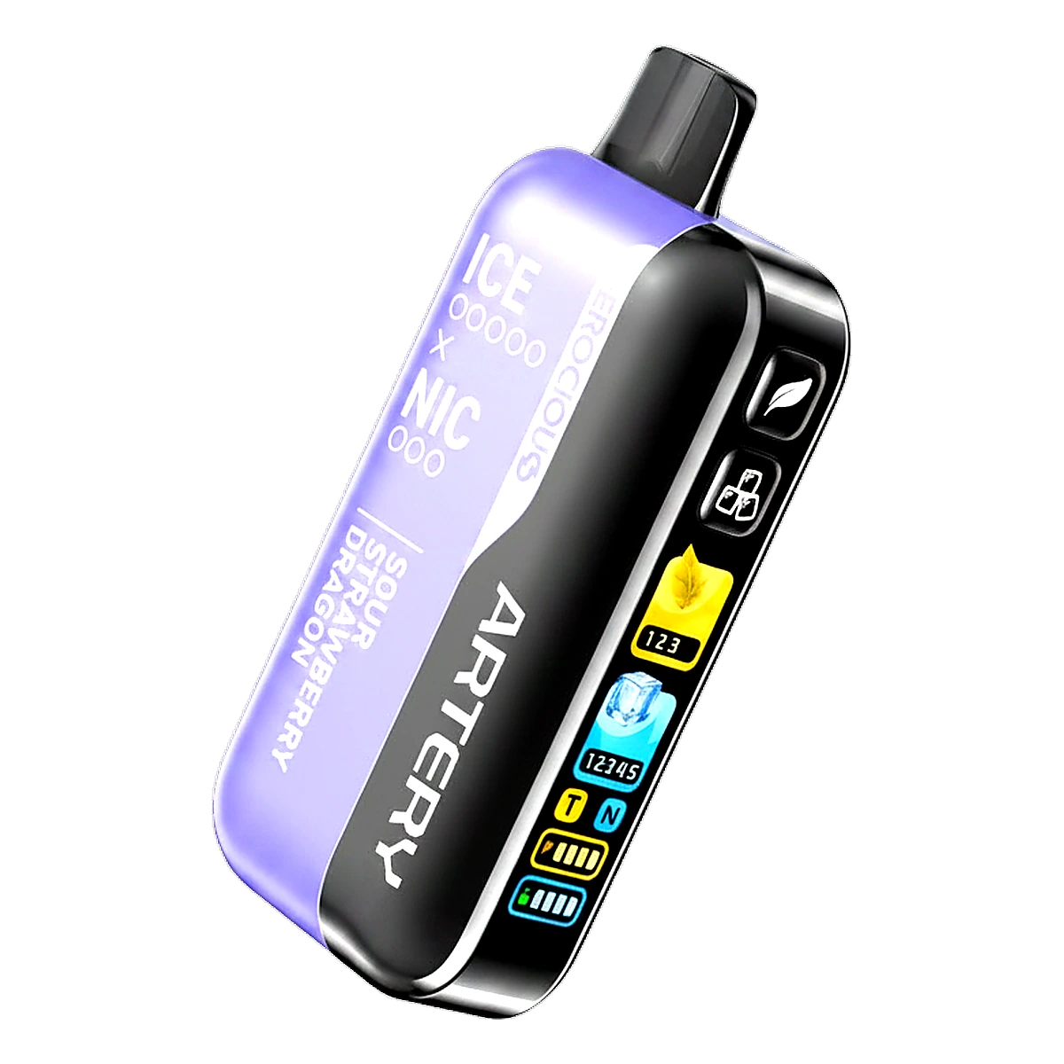 Artery Ferocious CL6 50000 Puffs NIC-ICE Edition in the UAE sour-strawberry-dragon UAE
